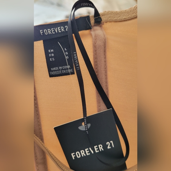 Forever21 tan bustier NWT - Picture 3 of 4